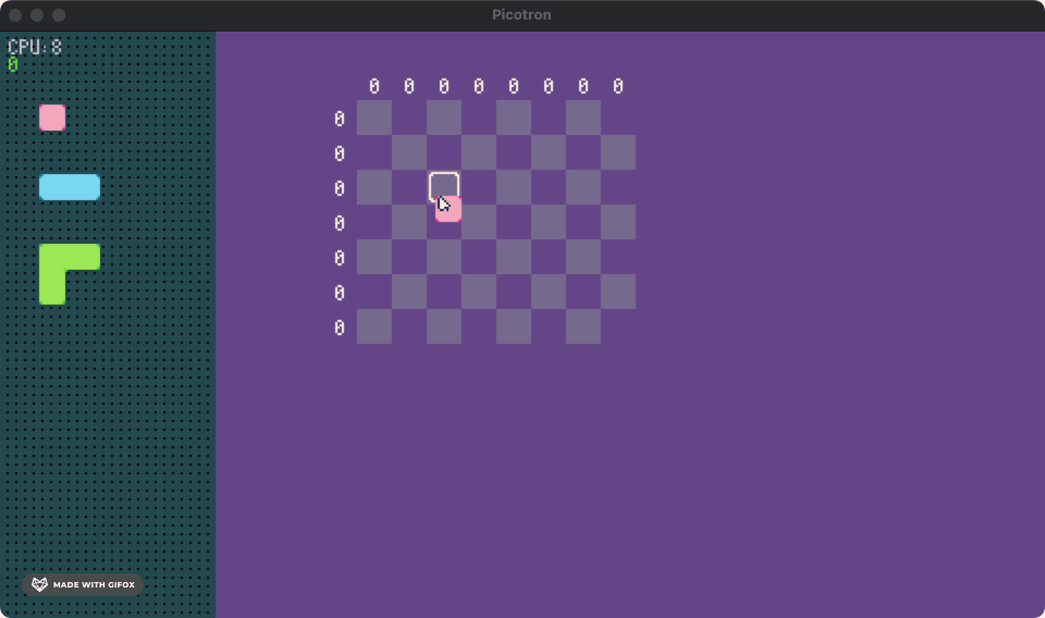 First gif from prototype