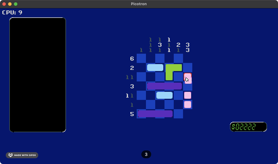 Rotating and deleting tiles