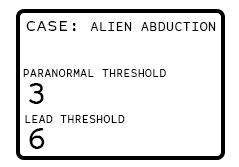 Example of a case card