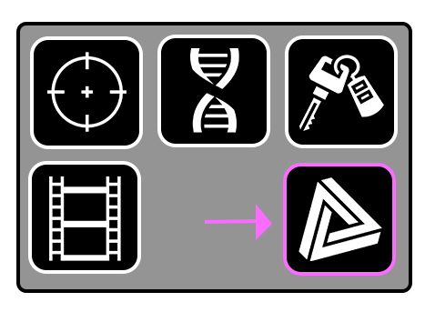example of connection icons, after doing the action